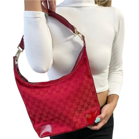 Gucci: Kim Kardashian Rouge Hobo Bag - Picture 11 of 14